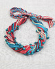 kolie 5815 Wielobarwny naszyjnik handmade z drewnianymi koralikami 2