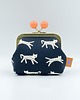 portfele damskie Cats Black Orange 1