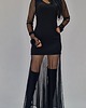 sukienki maxi damskie Sukienka  maxi transparentna wieczorowa r 34-46 2
