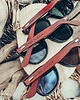 okulary damskie Okulary drewniane z grawerem fal  Polski produkt 4