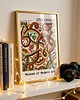 grafiki i ilustracje PLAKAT dekoracyjny folkowa sztuka skandynawska mid century 1