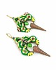 kolczyki soutache Lody Pistacjowe kolczyki sutasz 3
