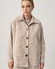 kurtki damskie Kurtka BUTTON Crema 3
