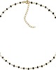 chokery Choker naszyjnik onyksy srebro 925 pozłacane 1