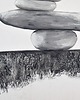 obrazy Balancing act I, obraz do salonu na płótnie, minimalistyczna abstrakcja zen 2