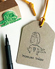 stemple Pieczątka  Logo prostokątna  4 x 5,5 cm 1