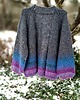 swetry damskie  Balloon sweater  purple 3