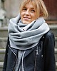 szale damskie Gruby komin dresowy, zimowy komin damski, szalik bawełniany na zimę 1