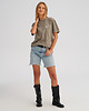 t-shirt damskie Koszulka damska OVERSIZE Washed Smoke 4
