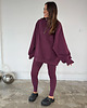 bluza bez kaptura damska Bluza Patchouli zamek mauve wine 8