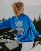 bluza z kapturem damska Bluza oversize Blue Teddy dla mamy i taty 2