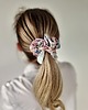 gumki do włosów Gumka jedwabna, scrunchie, frotka wiosenne kwiaty MAXI 3