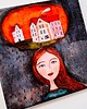 kafle i panele Kafle ceramiczne - portret kobieta 3
