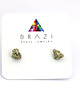 kolczyki z kamieniami Kolczyki Brazi Earrings Piryt  1