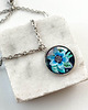 wisiory Blue flower naszyjnik na romantyczną randkę 5