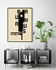 plakaty Bauhaus Art Exhibition Poster 2