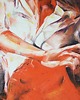 plakaty CYGANKA 40x50 Plakat tancerki  w ramiena płótnie 3