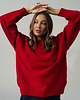 swetry damskie Sweter Cashmere Hug Czerwony 4