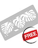 tapety i naklejki ścienne Powtarzalny szablon malarski /TROPICAL PARADISE 3