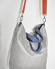torby XXL Torba hobo XXL - szarość, kobalt, pomarańcz 1