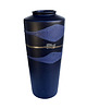wazony Bordowy, ceramiczny wazon MF Design, Niemcy lata 80. 8
