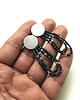kolczyki wire wrapping Kolczyki  z szafirami 2
