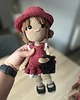 lalki Lalka 30cm ręcznie robiona Amigurumi 3