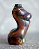 figurki i rzeźby Figurka kobiety, metaliczna, kolorowa, rzeźba z gipsu 6