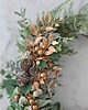 wianki bożonarodzeniowe Asymetryczny rustykalny wianek na drzwi (26cm) 2