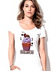 t-shirt damskie Koszulka damska  z nadrukiem Słodka babeczka 1