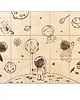 puzzle dla dzieci Drewniane układanki dla dzieci z grawerem KOSMOS 1
