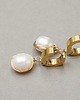 kolczyki pozłacane Kolczyki pozłacane Pearls [white] perły vol. 28  2