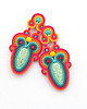 kolczyki soutache Jesienna tęcza 3