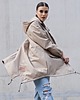 kurtki damskie Kurtka / płaszcz typu parka mocca ciemny beż 7