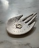 pojemniki na biżuterię Ceramiczna Łapka Handmade Talerzyk na Biżuterię Niebieskie Ciapki 2