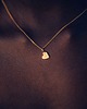 srebrne naszyjniki LANE LITTLE HEART  / recycled goldplated silver earrings 1