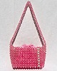 torby na ramię LUCY Pink/Mint torebka z koralików 7