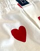 piżamy damskie Piżama Unisex bawełniana w walentynkowe serca 4
