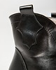 botki damskie SKÓRZANE KOWBOJKI ZAPATO 503 CZARNY 4