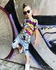 t-shirty dla chłopców T-shirt Boy DR.CROW Komiks Blue 6