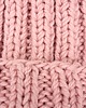 czapki damskie Czapka  beanie z wełną pudrowy róż 3