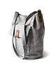 torby na ramię torba - light grey&camel&peach- 1