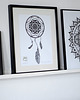 grafiki i ilustracje Łapacz snów / mandala,print 2