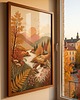 grafiki i ilustracje PLAKAT pokój dziecka las jesienny ilustracja grafika góry 2