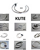 kolczyki wire wrapping Kute koła  /kolczyki/ 3