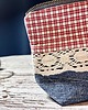 kosmetyczki Jeansowa kosmetyczka z koronką MISS 9