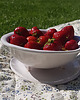 miski i misy Ceramiczna miseczka sitko na owoce, durszlak, berry bowl 3