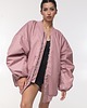 kurtki damskie Kurtka typu bomber oversize dusty pink 7