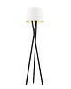 lampy podłogowe Drewniany trójnóg w stylu glamour ANDORA GOLD 5