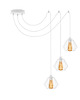 lampy wiszące 3-płomienna lampa wisząca pająk w stylu loft DIORO LOFT L3 typu pająk 6
